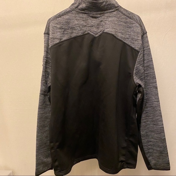 NRA XL Fleece Lined 1/4 Zip Pull Over Men’s Jacket / Sweater, Black, Rifle Assoc - Picture 2 of 8